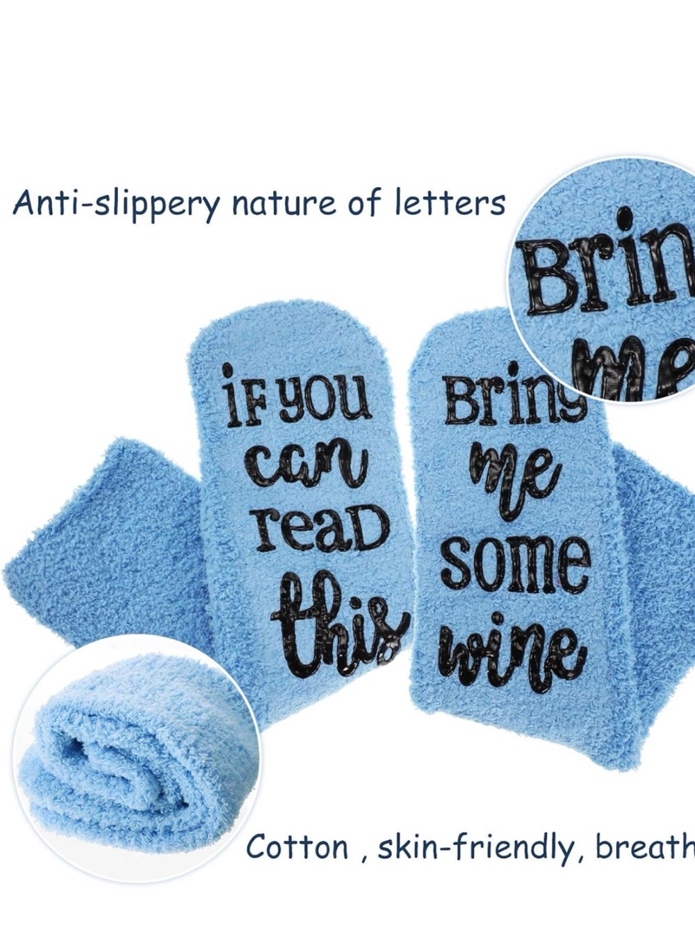 Bundle of 30 Turquoise/blue Wine Gift Socks